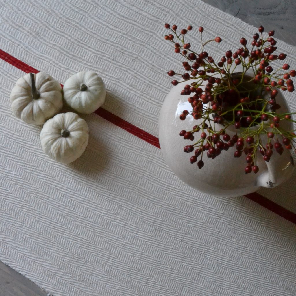 French Linen Table Runner The Reed Warbler Shop