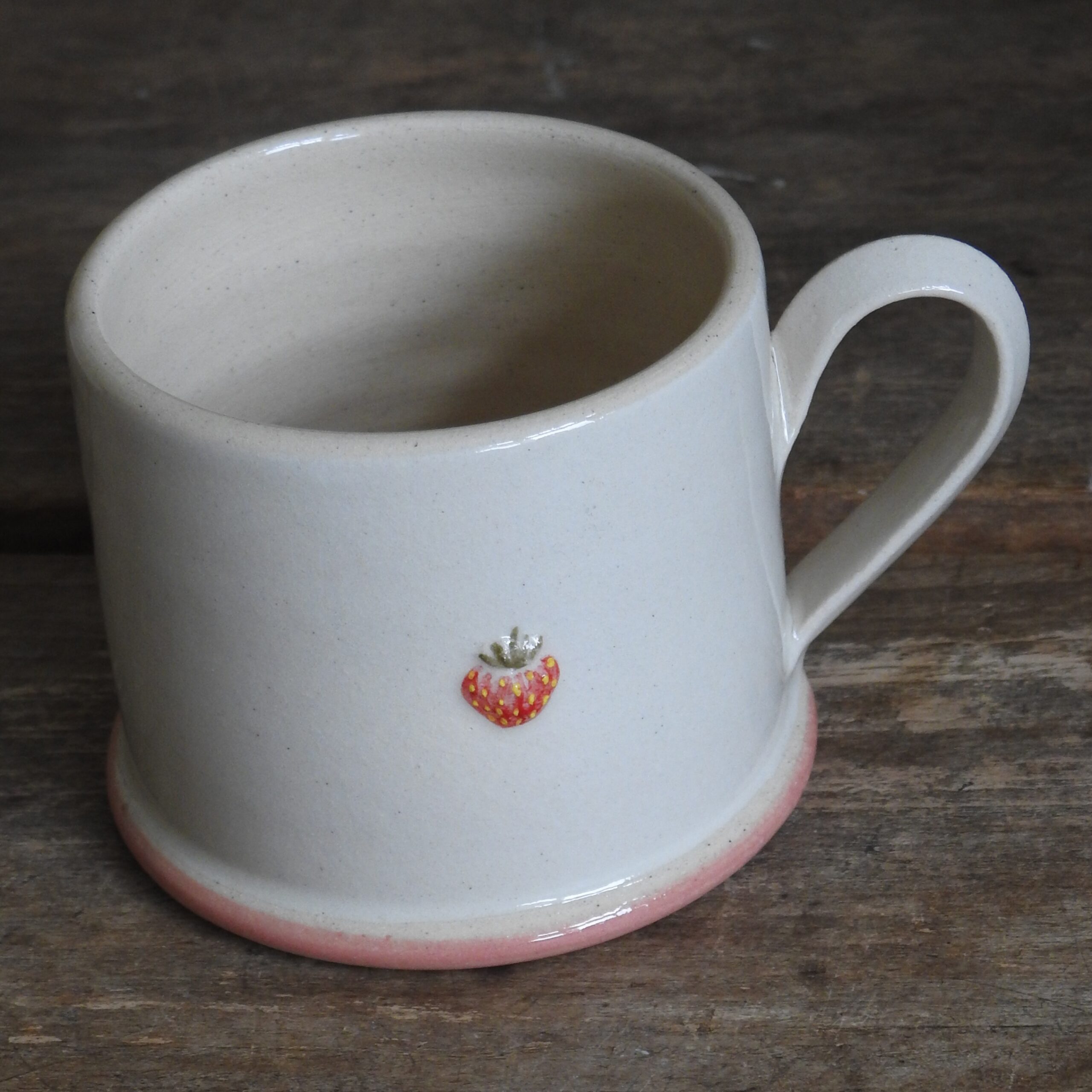Jane Hogben Espresso Mug Strawberry - The Reed Warbler Shop
